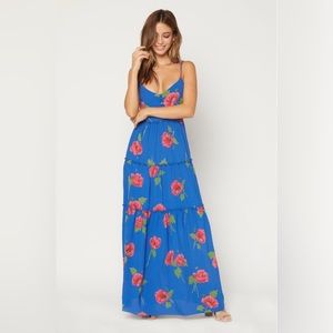 Flynn Skye Jasper Maxi Dress • deep sea Small